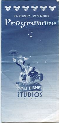 Picture of 2007  Walt Disney Studios January Show Program