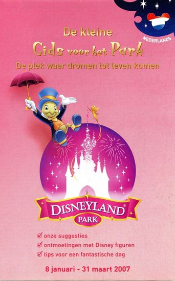 Picture of 2007 Disneyland Map Dutch