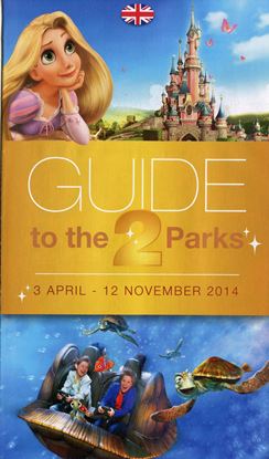 Afbeeldingen van 2014 Disneyland Park Map English