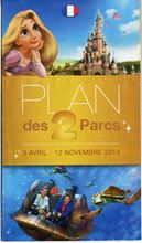 Picture of 2014 Disneyland Park Map French