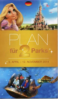 Afbeeldingen van 2014 Disneyland Park Map German