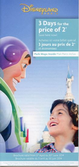 Picture of 2014 Disneyland Brochure